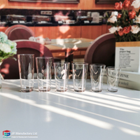 500ml Verre à bière en plastique personnalisé 17oz Verre à bière en plastique imprimé personnalisé tasses à bière en plastique transparent