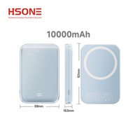 Power Bank Magnetik Nirkabel 5000mAh/10000mAh dengan Pengisian Cepat Layar LED Output 15W