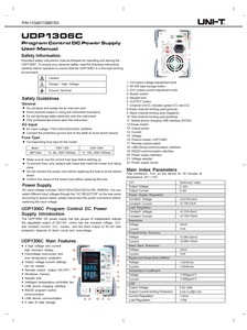 สินค้าใหม่จาก UNI-T รุ่น UDP1306C UTP3303 UTP3305เครื่องจ่ายไฟเชิงเส้นแบบตั้งโปรแกรมได้ - Product Image 6