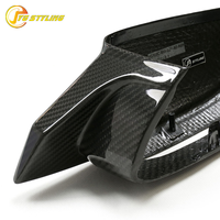 Coques de rétroviseurs latéraux aspect fibre de carbone sèche LHD pour BMW M3 G20 G30 G42, amélioration look G80, accessoires extérieurs pour rétroviseurs de voiture