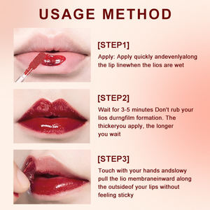 Rouge à lèvres mat longue tenue haute pigmentation, crayon à lèvres waterproof, gloss teinté longue durée, tatouage, marque privée, teinture à lèvres peel-off - Product Image 5