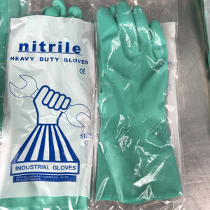 Guantes de Nitrilo de Seguridad Premium para Uso Industrial con Diseño Extra Grueso, Resistencia Química y Resistencia a Pinchazos - Product Image 1