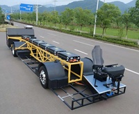 Chasis de Autobús Eléctrico Puro Personalizado de Alta Calidad con Paquete de Baterías de 124.88Kwh