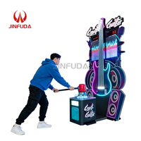 Nouvelle conception tendance : Machine de jeu d'arcade Guitar Hero à monnayeur, jeu de marteau à tickets et à prix, à vendre