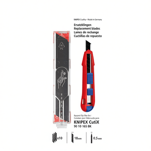 Cuchillas de Repuesto Knipex de 18 mm y 0,5 mm para CutiX 90 10 165 BK (Paquete de 10) - Product Image 1