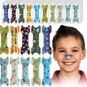 Tiras Nasales Infantiles de Silicona Anti-Ronquidos con Dibujos Animados para Niños y Niñas, Ayuda para Dormir - Product Image 1