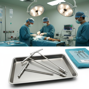 Foret manuel à fraiser les os Surgiright en acier inoxydable – Instruments chirurgicaux orthopédiques vétérinaires - Product Image 3
