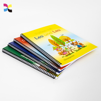 Livre à spirale à couverture souple, impression personnalisée, livre de contrôle du stylo, livre éducatif pour enfants, livre de peinture et d'écriture pour enfants