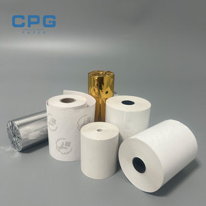 Papel Térmico para Recibos de 57x40 mm, 48 g/m², Retención de Imagen Prolongada, Ecológico, Impresión Trasera, Rollo de Papel Térmico para Gasolinera, Servicio OEM - Product Image 1