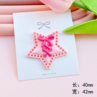 Accessoires de décoration pour coques de téléphone : Breloques Cœur Rose DIY pour Coques de Téléphone et Pinces à Cheveux