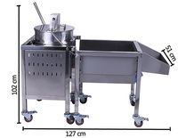 Machine à pop-corn commerciale et domestique industrielle Chine Machine à pop-corn Machine à pop-corn à gaz