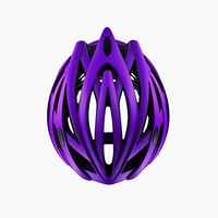 Vente directe d'usine Cycle de sécurité vélo violet casque à la mode ville cyclisme route vtt casque de vélo avec une bonne ventilation
