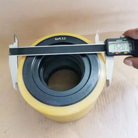 Pièces détachées pour chariot élévateur CROWN 081645 Roue de charge avant en polyuréthane PU 4x2x2.047 pouces 102x51-52mm Roue de charge robuste