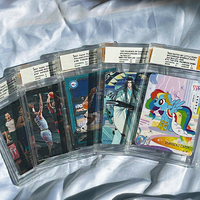 Boîtier en acrylique transparent scellé par ultrasons pour cartes gradées, protection de qualité collectionneur, assemblage facile, présentoir sportif