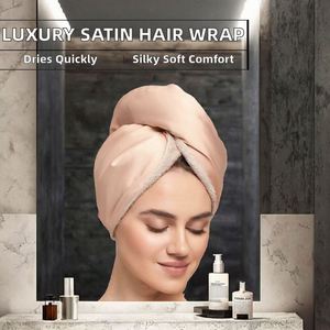 Toalla de Pelo de Microfibra Tejida de Alta Gama, Secado Rápido, Tipo Turbante, Sedosa y Satinada, en Oferta - Product Image 2