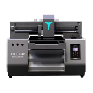 Nieuwe UV-Printer Voor Telefoonhoes Draagbare Uv Flatbed Printer Pvc Metallic Hout Laser Inkjet Label T-Shirt Printer