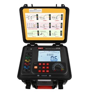Uni-t Ut575b Double-<b>clamp</b> Multifunctional Earth Tester Multiple Measurement Methods Voltage Current Double <b>Clamp</b> Method - Product Image 1