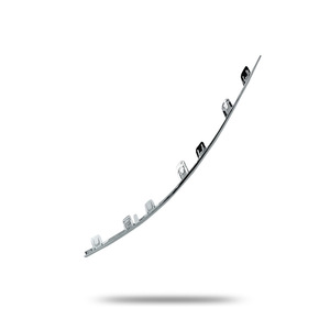 แถบตกแต่งชุบโครเมียมสำหรับกันชนหน้า Mercedes-Benz C-Class W206 รุ่น 2068854102 ซ้าย ขวา กลาง แผ่นตกแต่ง ABS - Product Image 1