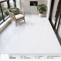 Carrelage en porcelaine poli 400x800mm, aspect marbre, brillant, rectifié, pour murs et sols, chambre, salon, villa, garantie 5 ans