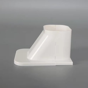 Cache-tuyau décoratif mural en PVC blanc pour climatiseur, pour systèmes de climatisation centralisée et de pompe à chaleur, fabriqué en Chine QD, QD Ac Pip - Product Image 2