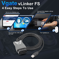 ELM327 USB OBD2 Scanner Vgate VLinker FS FORScan Outil de diagnostic pour Ford Mazda Lincoln MS/HS-CAN