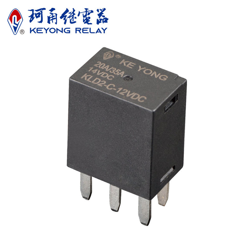 Keyong KLD2 V9 OE Replacement Automotive Relay 20A 35A 4 Pin 5 Pin Electromagnetic High Current Waterproof Quick Connect Tab