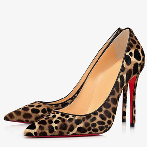 Escarpins de Soirée Léopard pour Femme, Grandes Tailles 45, Couleurs Personnalisées, Talons Hauts, Plusieurs Hauteurs de Talon, Stiletto Basique, pour Pieds Larges - Product Image 6