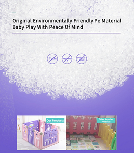 Parque Infantil Plegable para Bebés, Barrera <span class=keywords><strong>de</strong></span> Seguridad Completa para Bebés, <span class=keywords><strong>Corrales</strong></span> Morados para Bebés, Parque <span class=keywords><strong>de</strong></span> Juegos <span class=keywords><strong>de</strong></span> Seguridad para Niños - Product Image 3