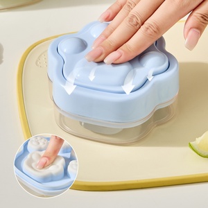 Cat Paw New Eco-friendly Food-Grade Cartoon Mini Press <b>Ice</b> Tray <b>Ice</b> Cream <b>Maker</b> Household <b>Ice</b> Mold Box with Lid Press - Product Image 2