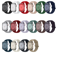 Trendybay Tali Jam Tangan Magnetik Silikon Jaring Logam untuk Apple Iwatch Seri 10 9 8 Ultra 2 49mm 45mm Tali Mewah