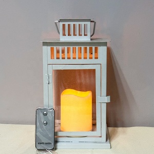 2025 <span class=keywords><strong>Led</strong></span> gió Đèn bán buôn kim loại đèn lồng cổ điển USB Đèn lồng trung tâm điều khiển từ xa người giữ ngọn nến - Product Image 4