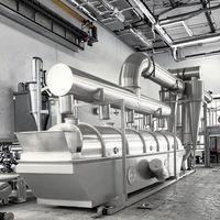 Séchoir industriel à lit fluidisé vibrant à vente directe Fabricant Nouvelle machine de séchage de sel fluidisé vibrant aux germes pour les aliments