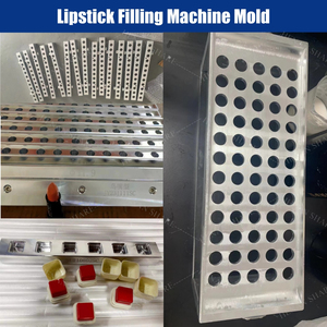 Automatic Cosmetic Bottle Filling Machine Cosmetic Lipstick Lip Balm Filling Machine Lipstick Making Machine with Mixing <strong>Hopper</strong> - Product Image 4