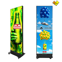 Pantalla LED Plegable para Interiores Qray con Control por Aplicación Móvil para Publicidad Comercial y Señalización Digital