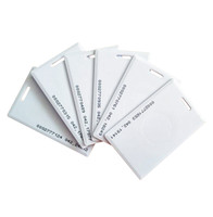Carte d'accès sans contact 125Khz T5577 Tk4100 Cartes PVC Rfid vierges à clapet d'épaisseur 1.8mm pour carte d'identité