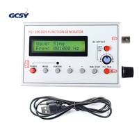 FG-200 DDS Function Signal Generator Frequency Counter 0.01Hz - 500KHz Signal Source Module Sine+Square+Sawtooth FG-100 FG-300