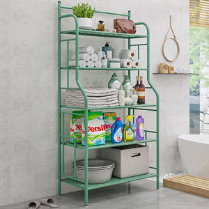 SuoErNuo חלל רב תכליתי-חיסכון אמבטיה מדפי מיקרוגל תנור סלון מדף אחסון מתלה מרפסת פרח תצוגת מדף - Product Image 3