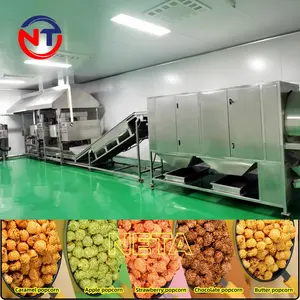 50kg~500kg Commercial Large Scale Popcorn Machine Big Popcorn Machine Electric Gas for Coated Gourmet Caramel Chocolate Popcorn