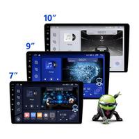 Reproductor de coche Android de 2 Din y 10 pulgadas con GPS integrado, pantalla IPS TFT, CarPlay para radio, para Skoda Octavia 2007-2014