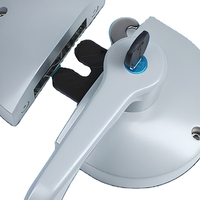 Poignée de porte de four en acier inoxydable KUNLONG SK1-704, loquet en alliage de zinc, loquet de compression plaqué zinc en plastique