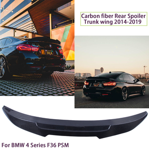 For 4 Series F36 4Door Cran Coupe PSM Style Carbon Fiber <b>Rear</b> <b>Spoiler</b> Trunk Wing 2014-2019 - Product Image 2