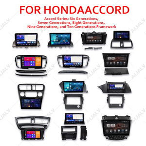 Cadre de 9 pouces pour HONDA Acura TL 2004-2008 Noir mat <span class=keywords><strong>Kit</strong></span> de montage de façade de radio de voiture DVD Tableau de bord Refitting Trim <span class=keywords><strong>Kit</strong></span> Installation Plaque de montage - Product Image 4