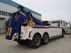 Chinesische 50Ton Road Wrecker Abschlepp wagen Kran mit Howo und Shacman Trucks Optional - Product Image 2