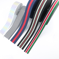 Bande élastique tissée épaisse en gros, polyester, latex, sangle extensible pour la couture de ceinture