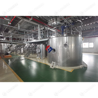 150TPD grande usine de machine de raffinage d'huile en continu pour l'huile de moutarde de soja de palmiste comestible