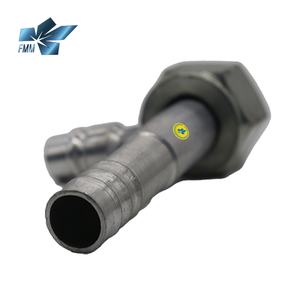 FMMTH0032 5/8 # Raccord femelle à barbillon 180 degrés avec joint torique pour R134a, avec valve et écrou 18mm M241.5, pour tuyau de réfrigérant AC - Product Image 3