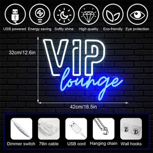 Vip Lounge Letreros Neon LED dimmable USB powered ambient <b>light</b> store <b>window</b> decoration <b>light</b> street indicator <b>light</b> Customized - Product Image 1