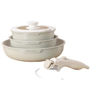 Fabricant de casseroles et poêles en aluminium moulé sous pression antiadhésif de style coréen Yongkang pour le <span class=keywords><strong>camping</strong></span> en plein air - Product Image 6