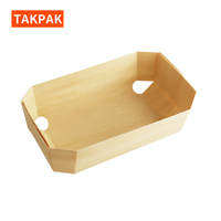 Boîtes d'emballage jetables écologiques pour boulangerie, pour pain, gâteaux, biscuits, chocolats, dragées - Couleur naturelle, utilisation pour mariage