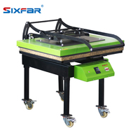 Mesin Heat Press 100x120 cm 39x47 Inch Format Besar Manual Mesin Heat Press Sublimasi Flatbed